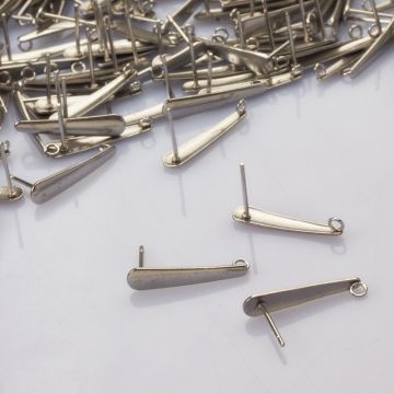 Sztyfty łezki ze stali chirurgicznej w kolorze srebrnym 20mm