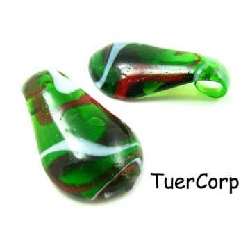 Zawieszka język zielony 38mm