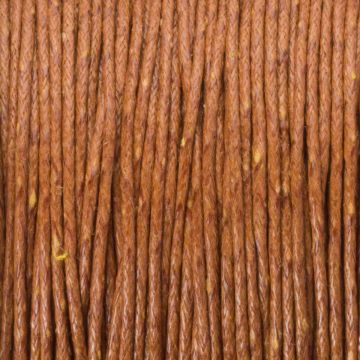 Sznurek bawełniany woskowany jasny brąz 1mm