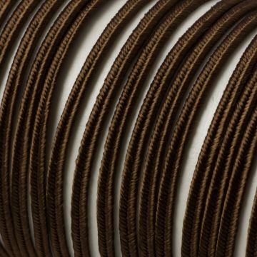 Sznurek do sutaszu 3mm brązowy