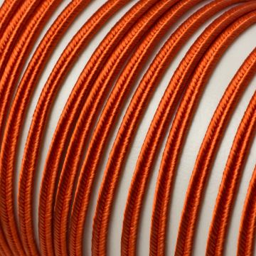 Sznurek do sutaszu 3mm ciemna pomarańcz