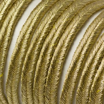 Sznurek do sutaszu 6mm złoty