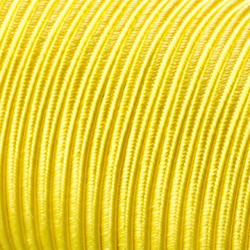 Sznurek do sutaszu acetatowy 3mm kanarkowy