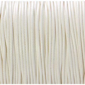 Sznurek powlekany biały 2mm