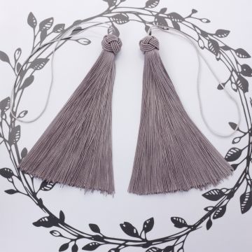 Chwosty z czapeczką ozdobną stalowy 15cm