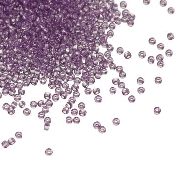 Koraliki TOHO Round 15/0 Transparent Sugar Plum