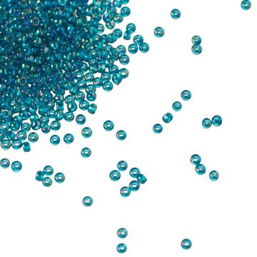 Koraliki TOHO Round 15/0 Trans-Rainbow Teal