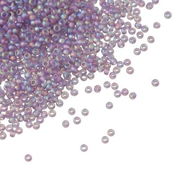 Koraliki TOHO Round 15/0 Trans-Rainbow-Frosted Lt Tanzanite