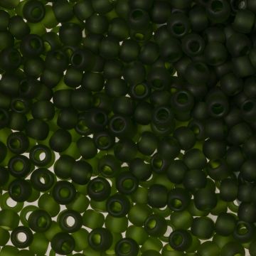 Koraliki TOHO Round 6/0 Transparent-Frosted Olivine