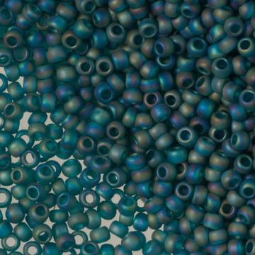 Koraliki TOHO Round 8/0 Trans-Rainbow-Frosted Teal