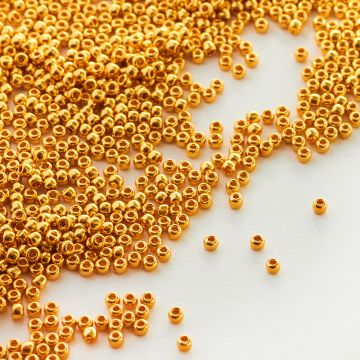Koraliki TOHO - Round 11/0 Metallic 24K Gold Plated