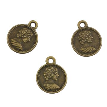 Zawieszka moneta 12x15mm