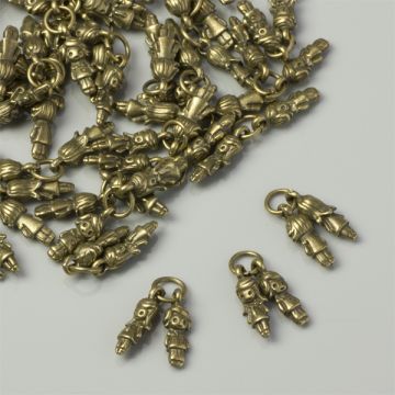 Zawieszka chłopiec z dziewczynką antyczna 15mm