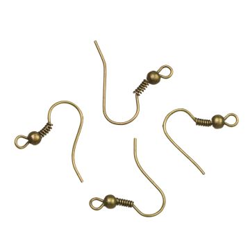 Bigle antyczne z kulką i sprężynką 17mm