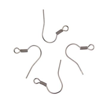 Bigle ze sprężynką oksydowane 15mm