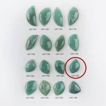 Amazonit kaboszon nieregularny 30mm