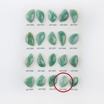 Amazonit kaboszon nieregularny 26mm