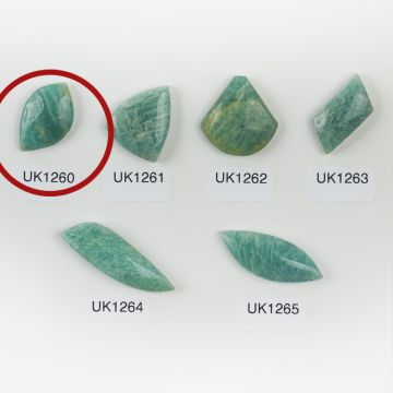 Amazonit kaboszon nieregularny 24mm