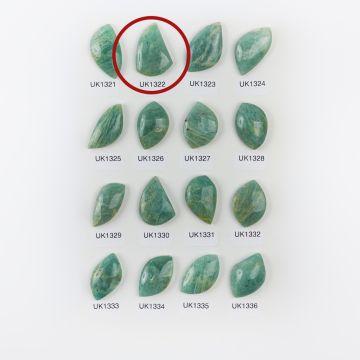 Amazonit kaboszon nieregularny 31mm