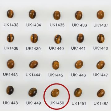 Tygrysie oko kaboszon owal 9,5mm