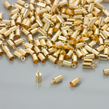 Końcówki pozłacane 3mm