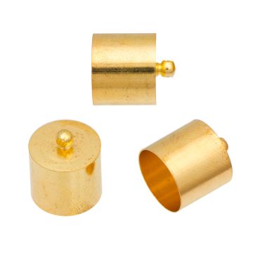 Końcówki pozłacane 13,5mm