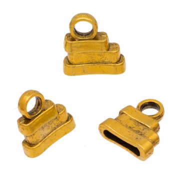 Końcówki do rzemieni i sznurków "schodki" 18x2mm