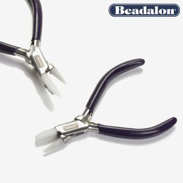 Beadalon szczypce z ochraniaczami okrągło-płaskie 13cm