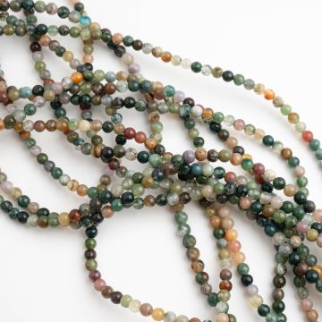 Jaspis indyjski kulka gładka 4mm