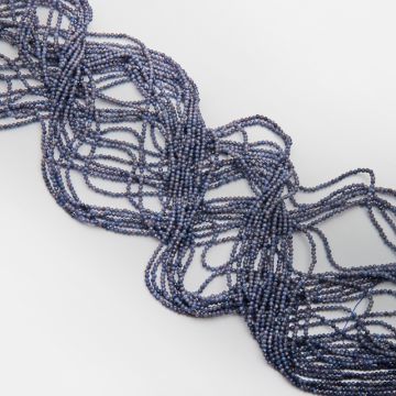 Szafir naturalny kulka fasetowana 2mm