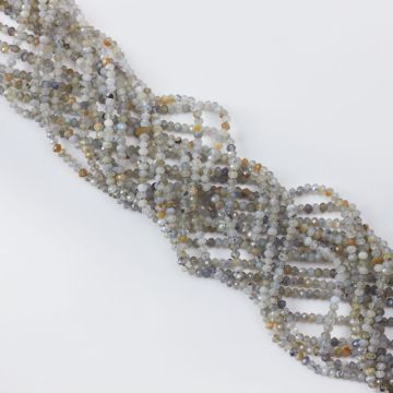 Labradoryt oponka fasetowana 3.5mm