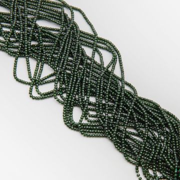 Szmaragd nilu oponka fasetowana 2x3mm