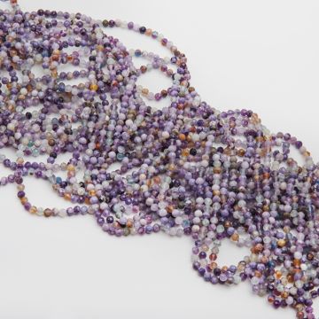 Fluoryt kulka fasetowana 4mm