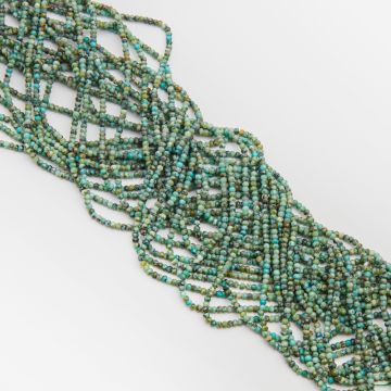 Turkus naturalny oponka fasetowana 2,5mm