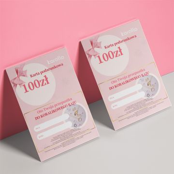 Karta podarunkowa o wartości 100 zł (PDF)