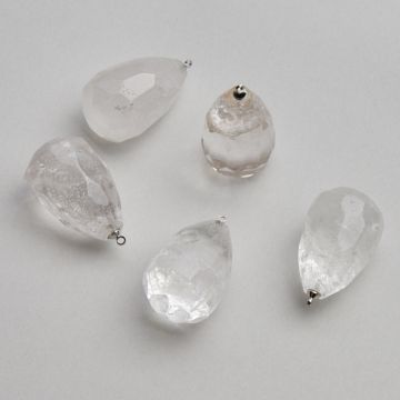 Kryształ górski łezka fasetowana 35-40mm