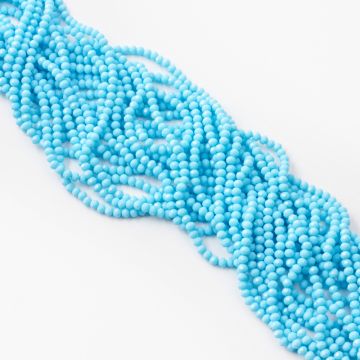 Kryształki oponki fasetowane baby blue 3,5x4mm