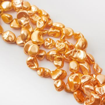 Perła seashell nugget  17x15mm