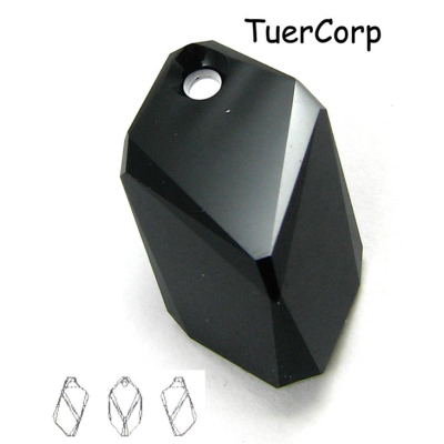 Swarovski cubist 22mm jet