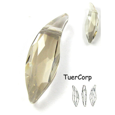 Swarovski lily 30mm silver shade