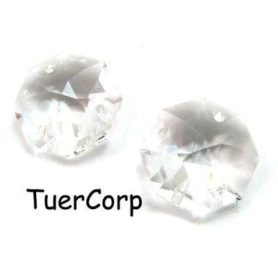 Swarovski octagon lily 14mm crystal z trzema dziurkami