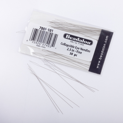 Beadalon igły skręcane z dużym oczkiem 6,4cm