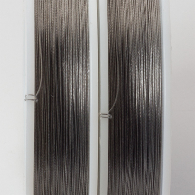 Linka stalowa Beadalon siedmiostrunowa 305m 0.38mm szara