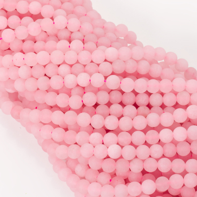 Kryształ g&oacute;rski kulki matowe 6,5mm