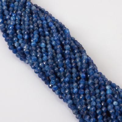 Kianit kulka fasetowana 4mm