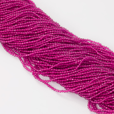 Rubin syntetyczny kulka fasetowana 2mm