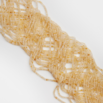 Cytryn oponka fasetowana 2x3mm