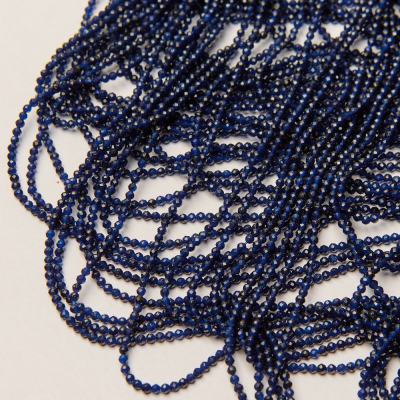 Jadeit niebieski kulka fasetowana 2,5mm