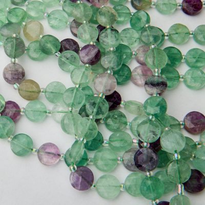 Fluoryt dysk fasetowana 10mm