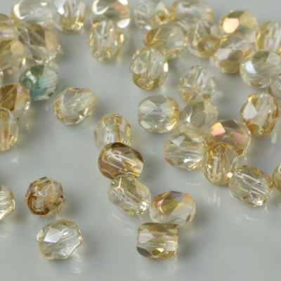 Fire Polish Twilight - Crystal (W00030) 4mm